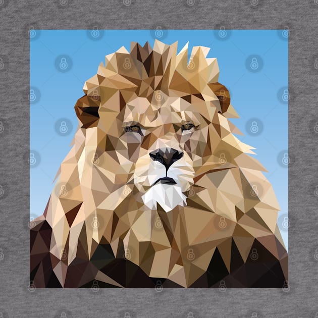 Low poly lion by skauff